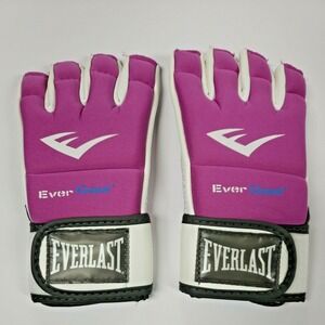Everlast Kickboxing Gloves Evercool Everfresh Technology Purple Adjustable 4403P